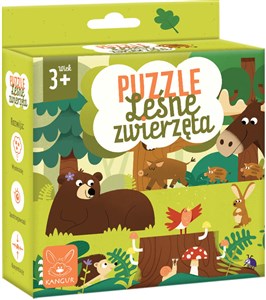 Obrazek Puzzle Leśne Zwierzęta 3+