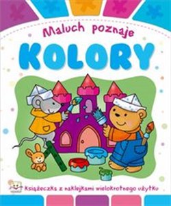 Obrazek Maluch poznaje Kolory Książeczka z naklejkami wielokrotnego użytku