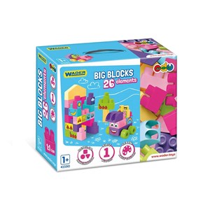 Obrazek Big Blocks Pink klocki 26el