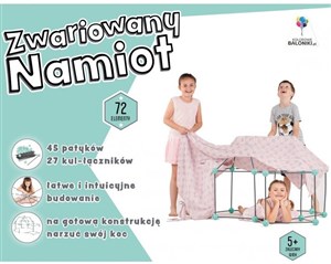 Obrazek Zwariowany namiot szaro-zielony