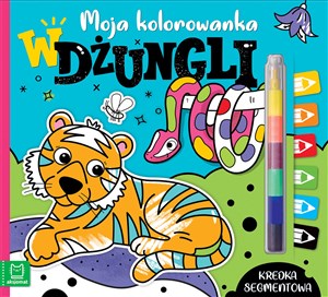 Obrazek Moja kolorowanka W dżungli Kredka segmentowa