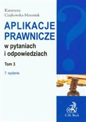 Aplikacje ... - Katarzyna Czajkowska-Matosiuk - Ksiegarnia w niemczech