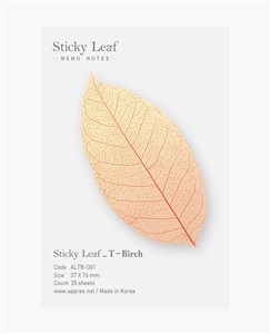 Bild von Karteczki samoprzylepne T Brzoza orange S