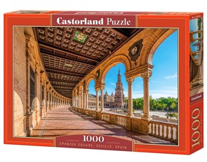 Obrazek Puzzle 1000 Spanish Square Seville Spain C-105106-2