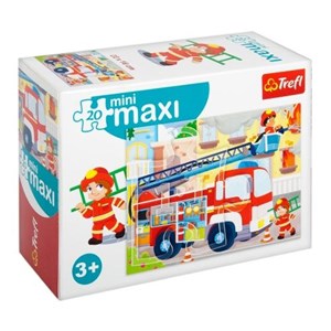 Obrazek Puzzle 20 miniMaxi - Wóż strażacki 4 TREFL