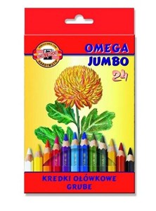 Bild von Kredki Omega Jumbo 24 kolory
