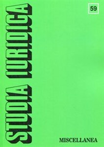 Bild von Studia Iuridica Tom 59 Miscellanea