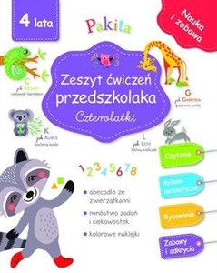 Bild von Zeszyt ćwiczeń przedszkolaka. Czterolatki