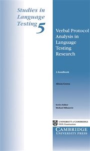 Obrazek Verbal Protocol Analysis in Language Testing Research