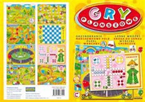 Obrazek Gry planszowe Grzybobranie. Marchewkowe pole. Żużel. Warcaby. Leśne wróżki. Droga do zamku. Wyścigi. Chińczyk