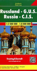 Obrazek Rosja mapa drogowa 1:2 000 000/1:8 000 000