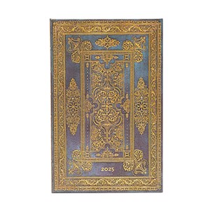 Obrazek Kalendarz Paperblanks 2025 Blue Luxe Maxi tygodniowy VER tydzień na dwóch stronach, zamykany na gumkę, papier 100 gsm