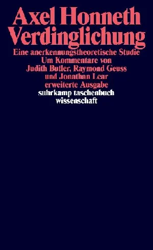 Obrazek HONNETH, A: VERDINGLICHUNG