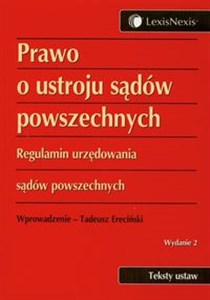 Bild von Prawo o ustroju sądów powszechnych Regulamin urzędowania sądów powszechnych