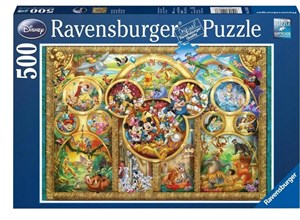 Obrazek Puzzle 500 Rodzina Disneya