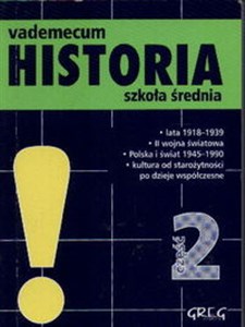 Bild von Vademecum mini Historia 2 Szkoła średnia