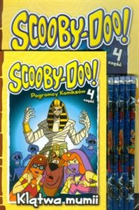 Obrazek Scooby Doo Klątwa mumii + ołówki Zestaw 2 książek + ołówki z gumką