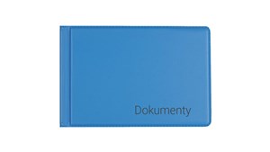 Bild von Okładka na dokumenty mała niebieska