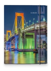 Bild von Teczka z gumką A4 Rainbow Bridge