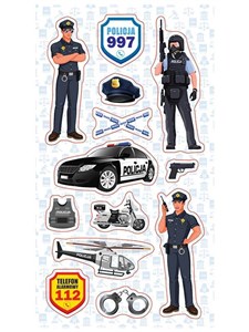 Bild von Naklejki Policjanci