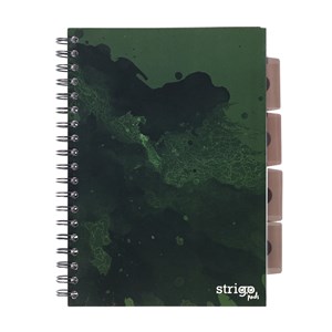 Obrazek Kołozeszyt Strigo B5 Project Book Fusion ciemnozielony kratka