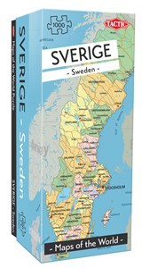Obrazek Puzzle Mapa Szwecji 1000