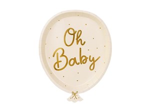 Obrazek Talerzyki Oh baby 17.5x22cm 6szt