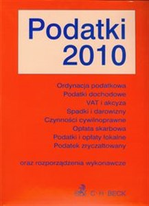 Bild von Podatki 2010 Teksty ustaw i rozporządzeń wraz z indeksem rzeczowym