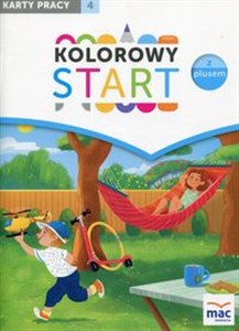 Bild von Kolorowy start z plusem Karty pracy 4 Roczne przygotowanie przedszkolne