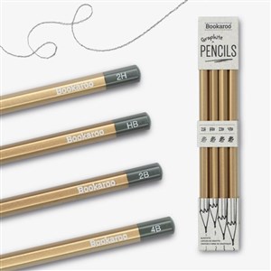 Bild von Ołówki Bookaroo złote 4 szt.