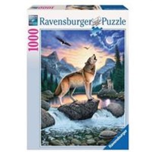 Bild von Puzzle 1000 Wyjący wilk