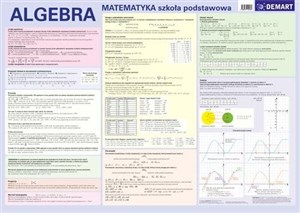 Bild von Algebra Szkoła podstawowa Plansza edukacyjna na ścianę i biurko plus książeczka edukacyjna