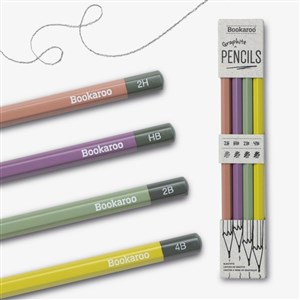 Obrazek Ołówki Bookaroo pastelowe 4 szt.