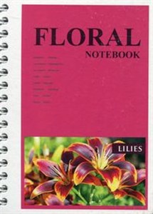 Bild von Kołonotatnik A6 80 stron kratka Floral mix wzorów