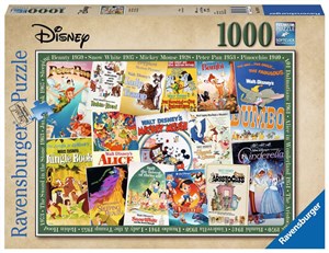 Bild von Puzzle 2D 1000 Stare plakaty z filmów Disney 19874