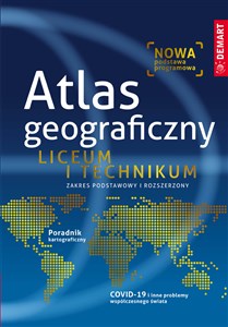 Obrazek Atlas geograficzny Liceum i technikum Zakres podstawowy i rozszerzony