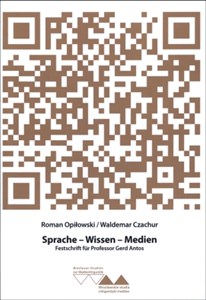 Obrazek Sprache Wissen Medien Festschrift für Professor Gerd Antos