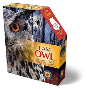 Bild von Puzzle konturowe 550 I am - Sowa