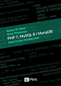 Obrazek PHP 7 MySQL 8 i Maria DB Praktyczny podręcznik