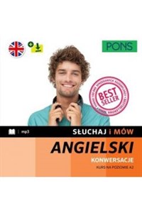 Obrazek Słuchaj i mów PONS Konwersacje Kurs angielskiego A2 z nagraniami.