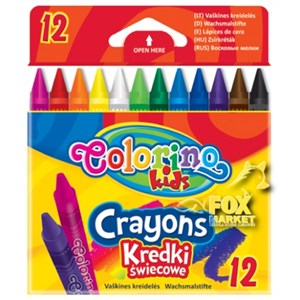 Obrazek Kredki świecowe Colorino Kids 12 kolorów