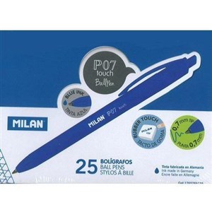 Obrazek Długopis P07 Touch niebieski (25szt) MILAN