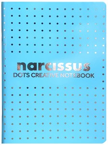 Obrazek Zeszyt A5 56 kartek 80g kropka błękitny 6 sztuk Narcissus