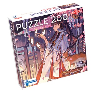 Bild von Puzzle 200 Manga anime girl