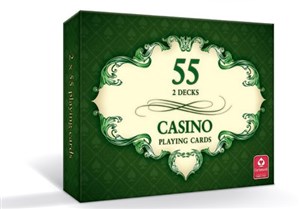 Obrazek CASINO karty do gry 2 x 55 listków