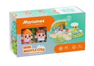 Obrazek Marioinex Klocki Mini Waffle Kawiarnia 80 elementów