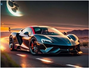 Bild von Diamentowa mozaika Ferrari nocą  NO-1009416