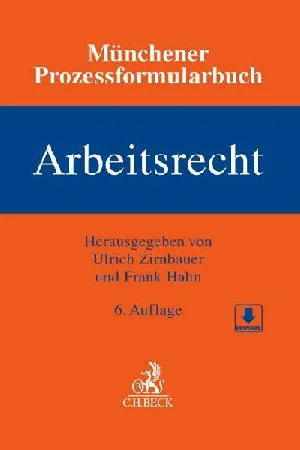 Obrazek MÜNCHENER PROZESSFORMULARBUCH  BD. 6: ARBEITSRECHT