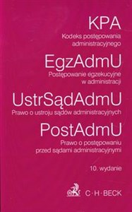 Bild von Kodeks postępowania administracyjnego Postępowanie egzekucyjne w administracji Prawo o ustroju sądów administracyjnych  Prawo o postępowaniu przed sądami administracyjnymi