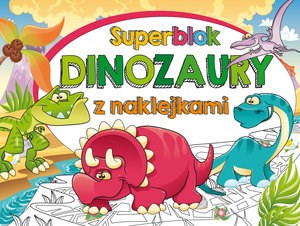 Obrazek Superblok z naklejkami Dinozaury